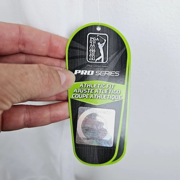 PGA Tour Golf Polo Shirt UPF 15 NWT size XL - Picture 4 of 11